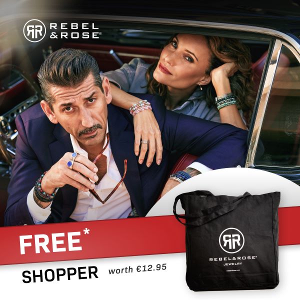 If you top up your order up to 69.00 euros, you can choose a free shopper.